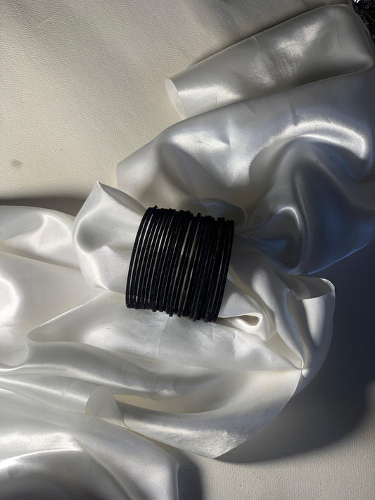 Velvet Bangles - Black