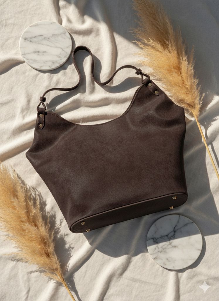 SW-003 Wide Shoulder Bag - Burgundy