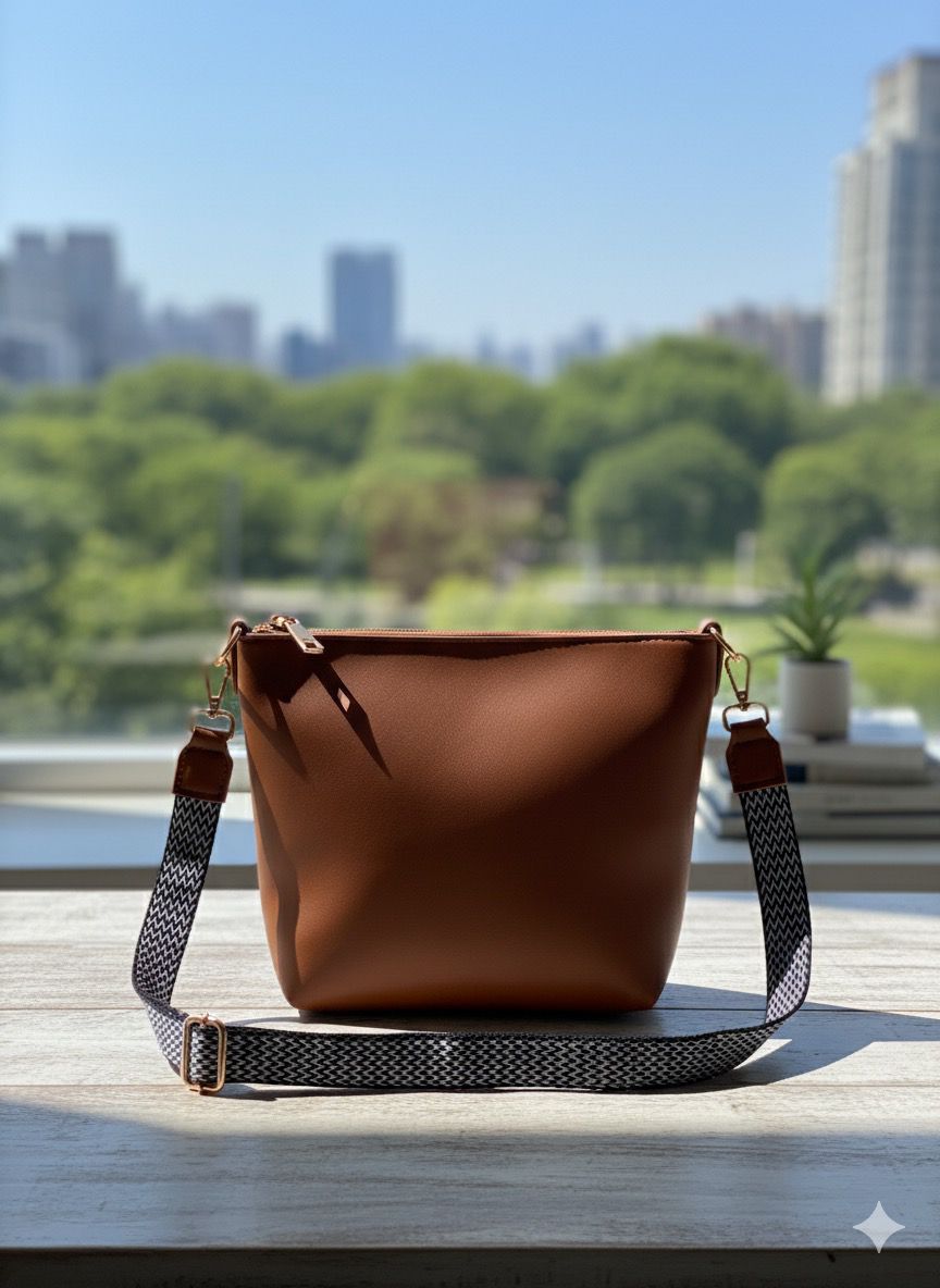 SW-013 Crossbody Bag - Brown