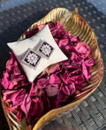 Summer bedazzled square earring - Plum Black