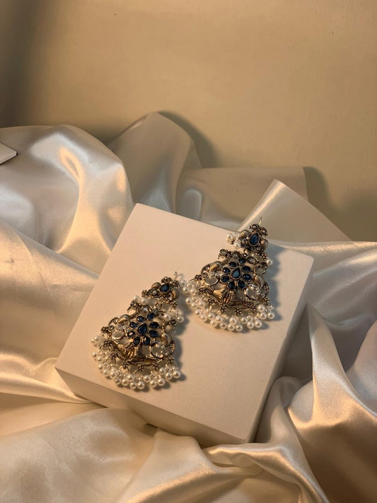 Mehwish chandi collection - Blue