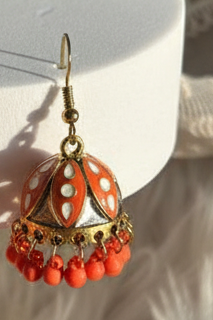 yasmeen earrings - Orange