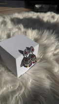 Leaf jhumki silver - Multicolor
