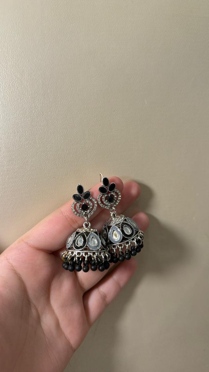 Teen booti paisley bedazzled - Black grey