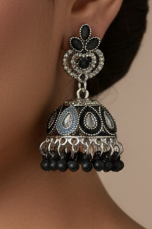 Teen booti paisley bedazzled - Black grey