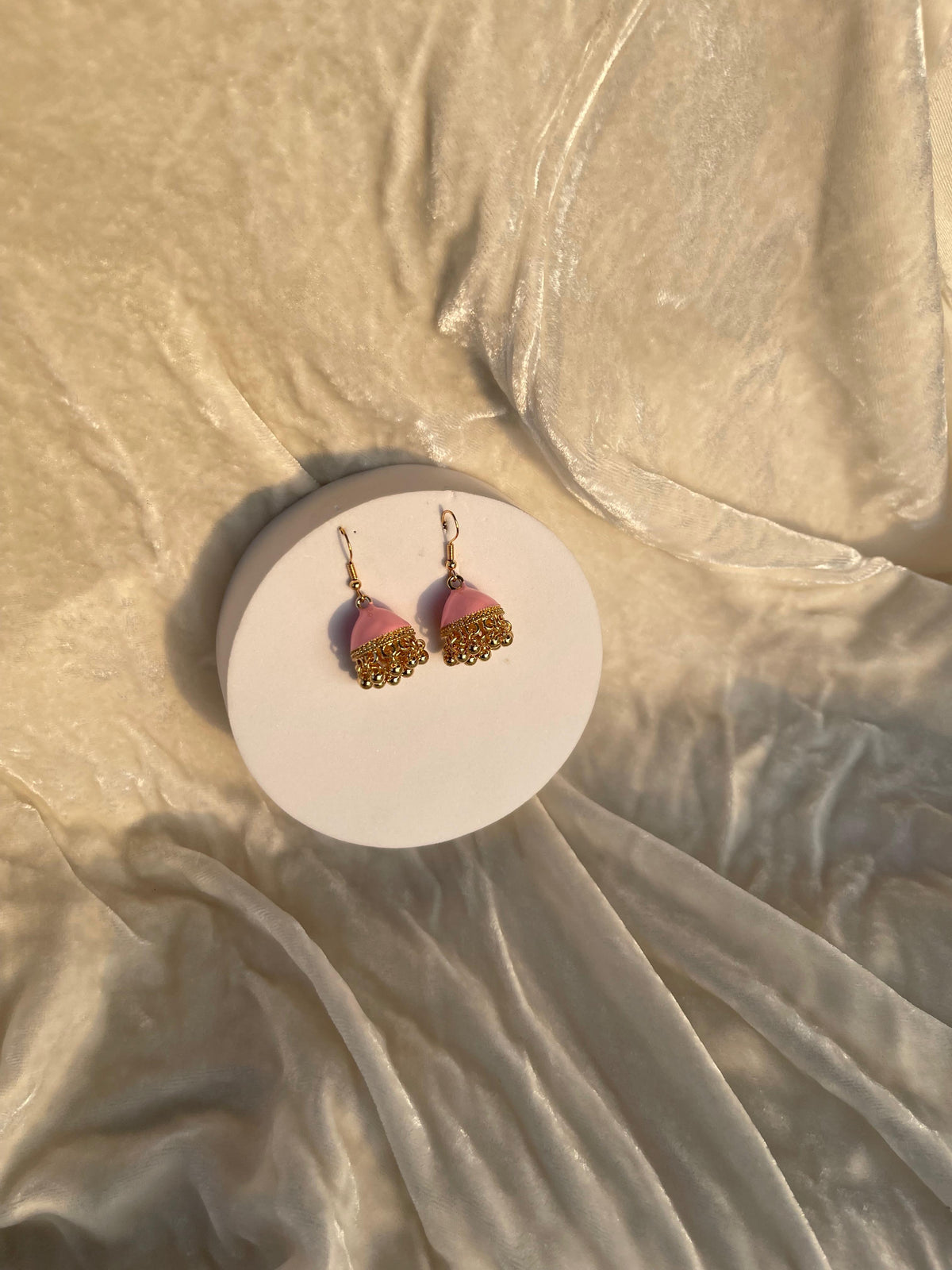 Aliza jhumki (pink)