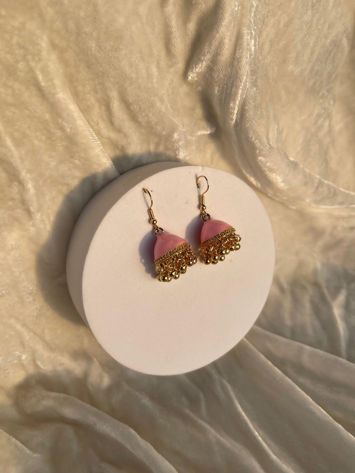 Aliza jhumki (pink)