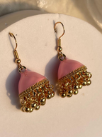 Aliza jhumki (pink)
