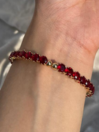 Bracelet Red and gold