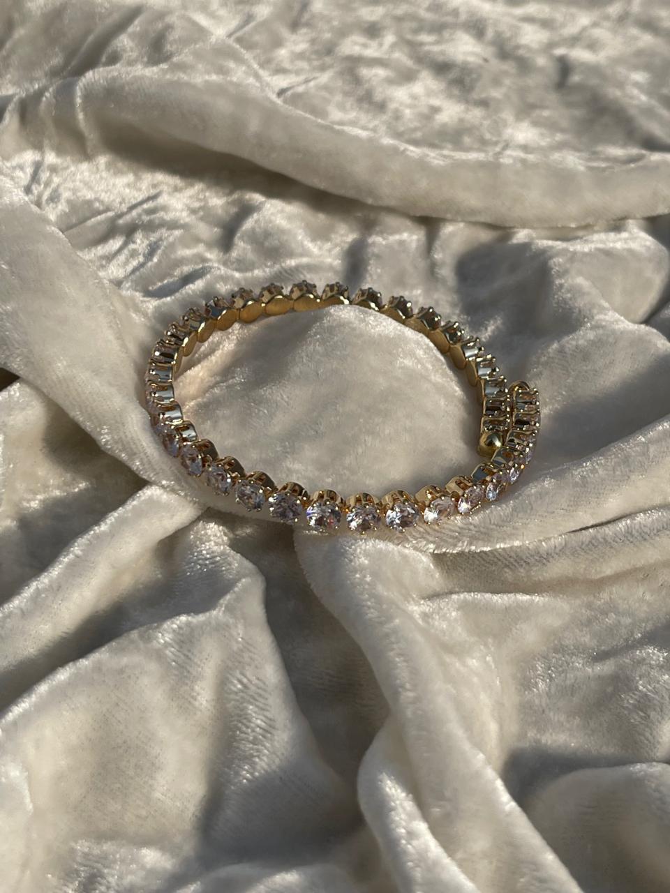 White and gold Bracelet