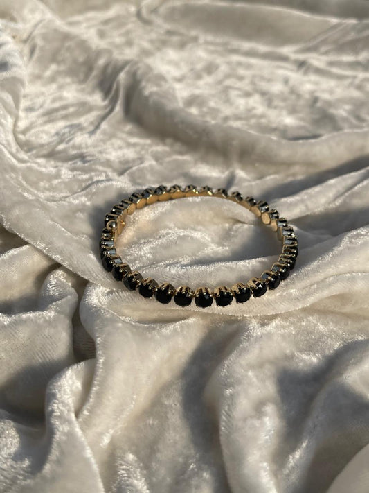 Black and gold bracelet