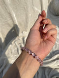 Pink and silver bracelet (Matt)
