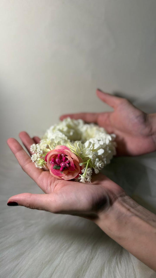 Gajra - Pink Rose  - pair