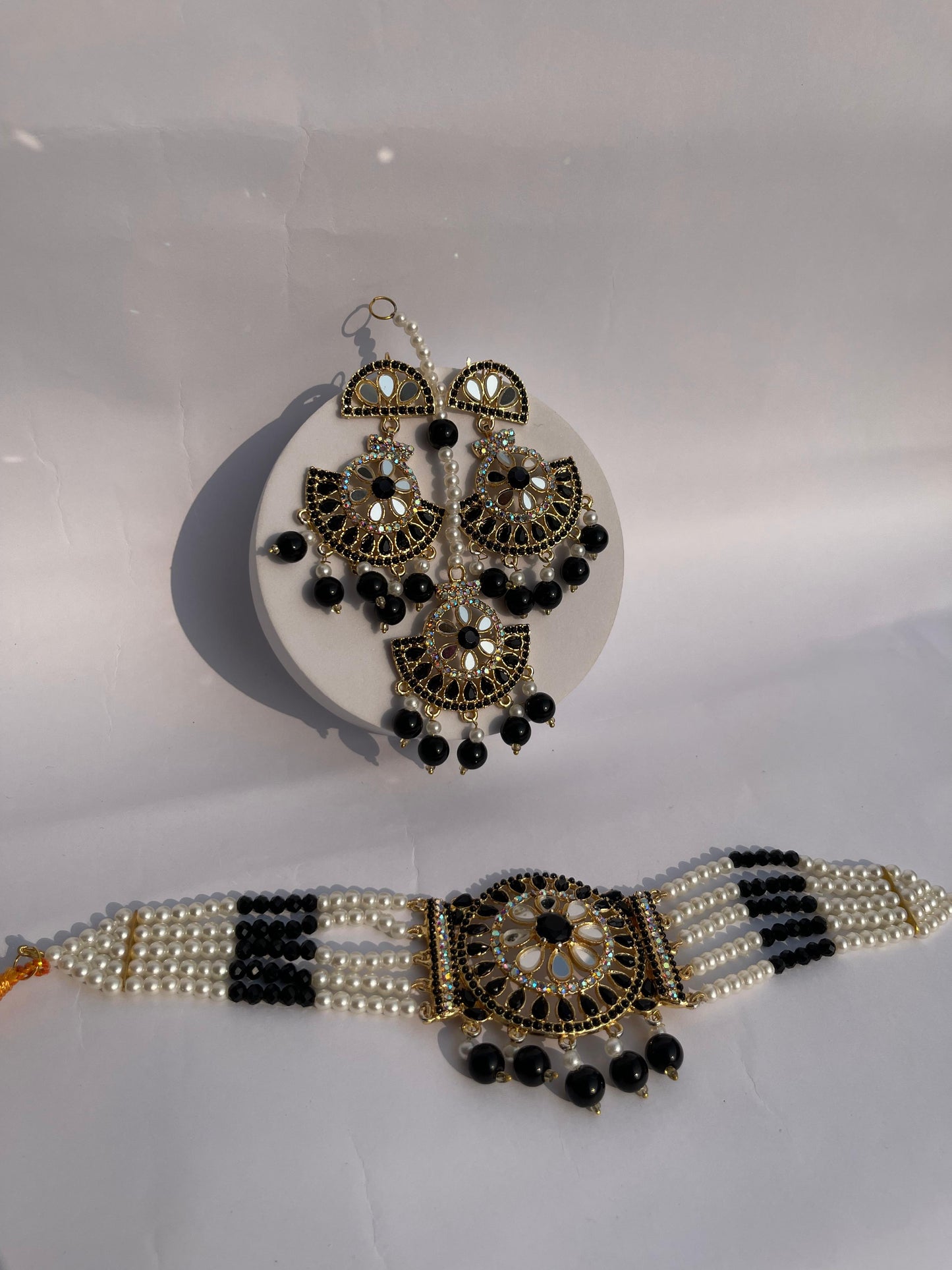 Aliza Choker set (Black)