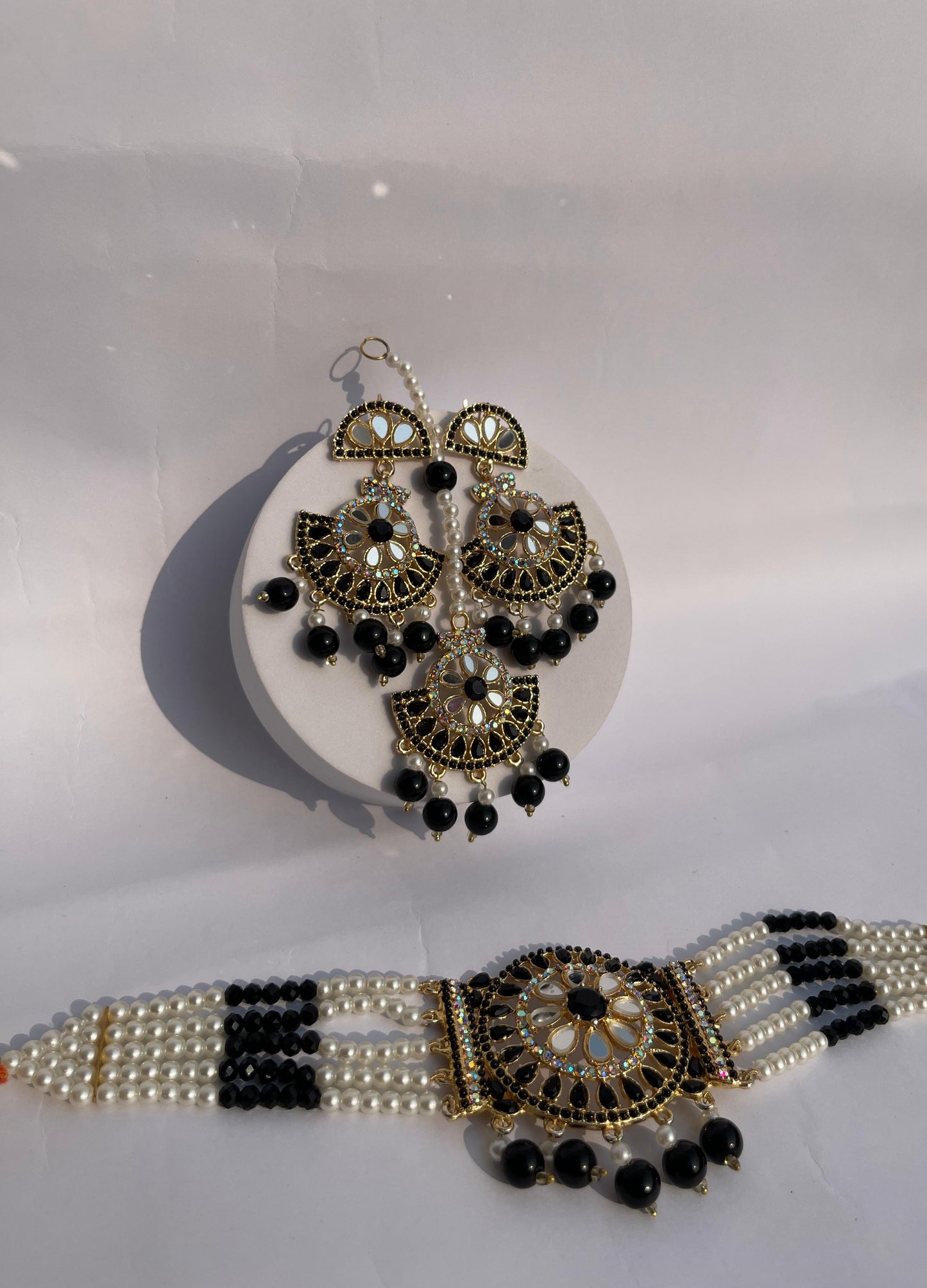 Aliza Choker set (Black)