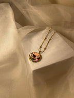 Enamel pearl necklace (Duchess Drop)