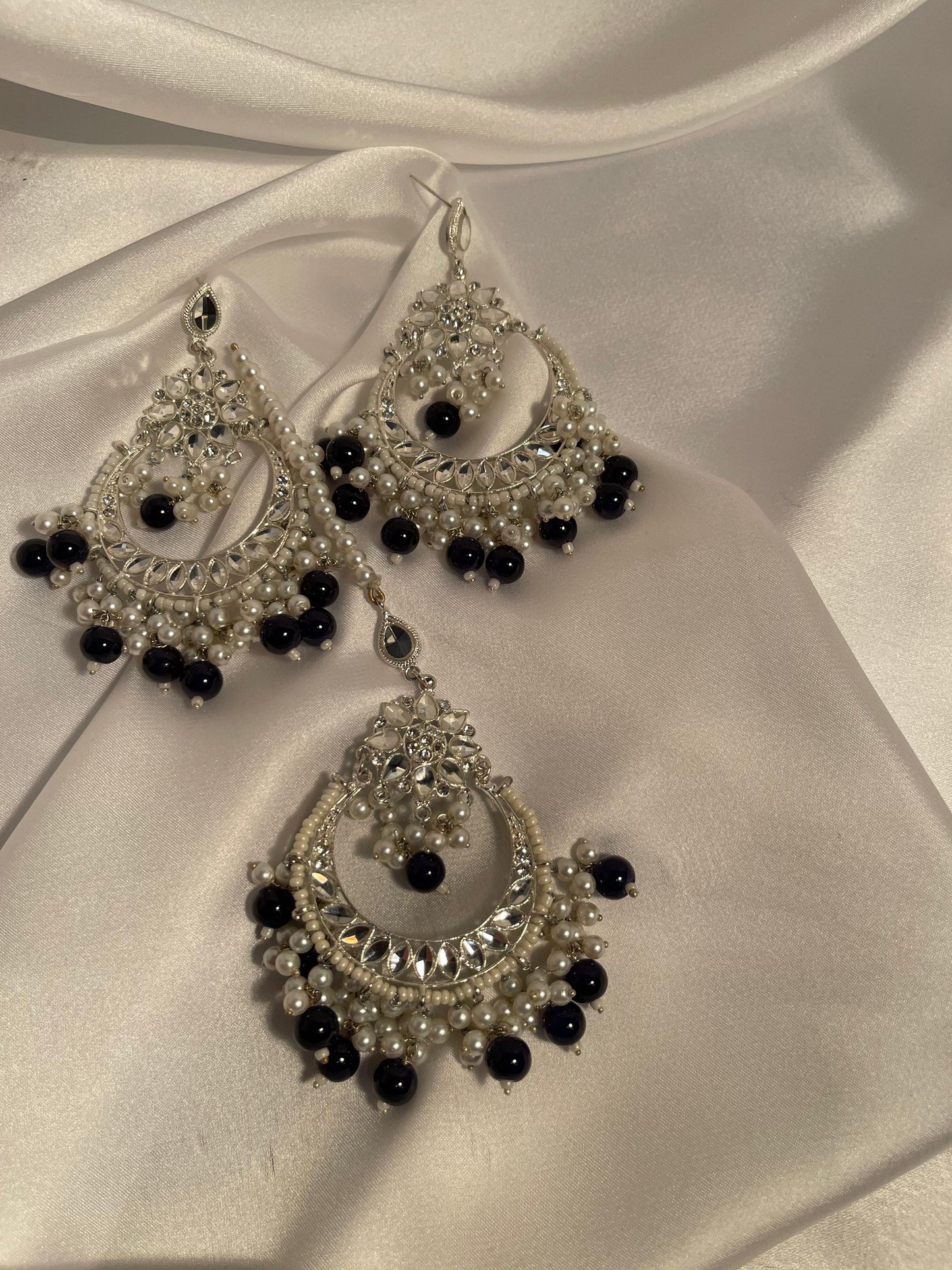 Nighat Set - Purple and silver