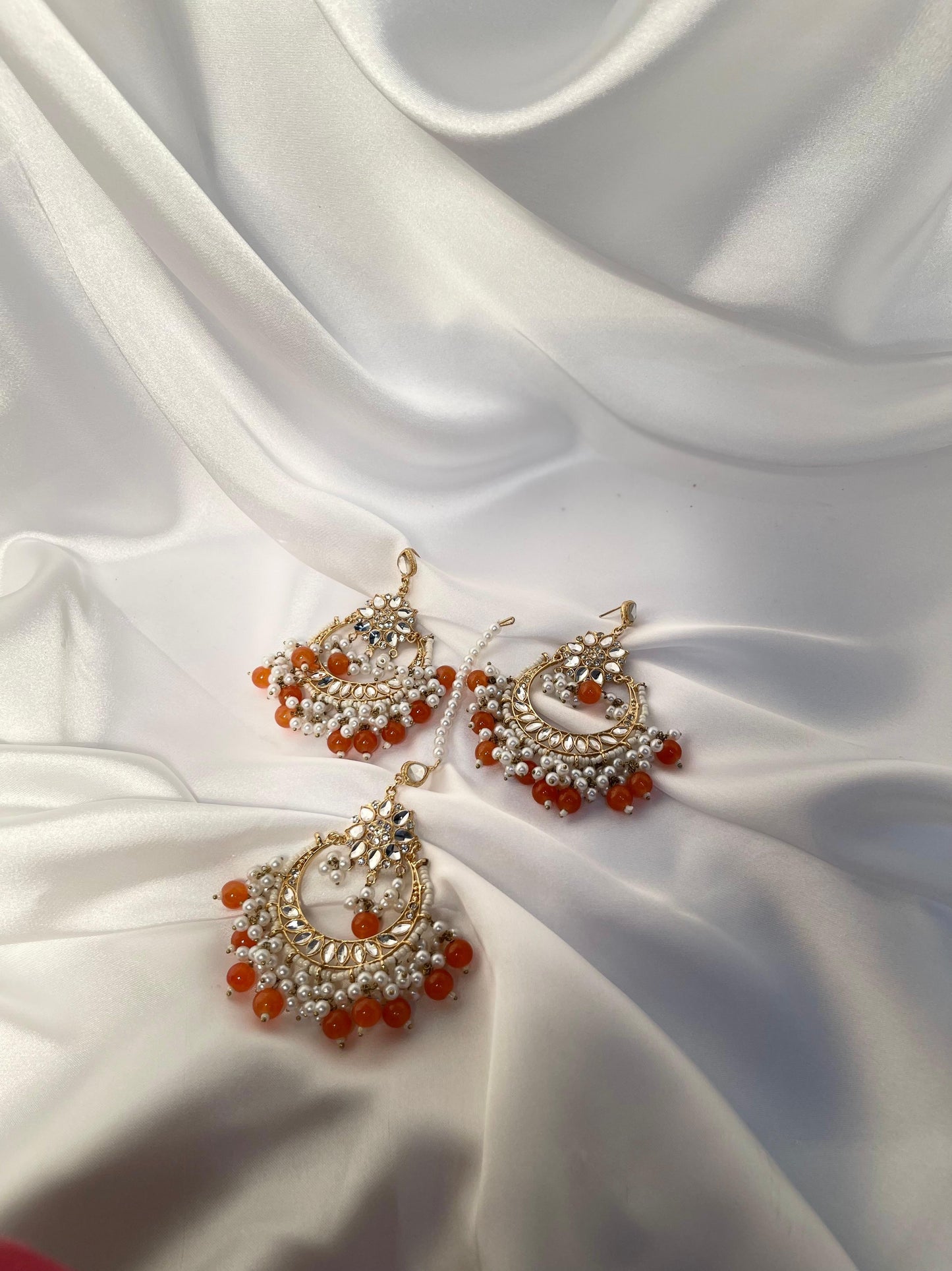 Nighat Set - Orange