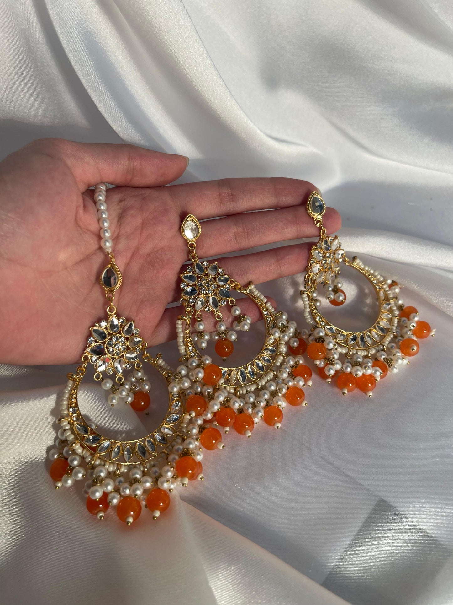 Nighat Set - Orange