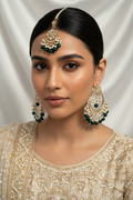 Nighat Set - Gold and Green