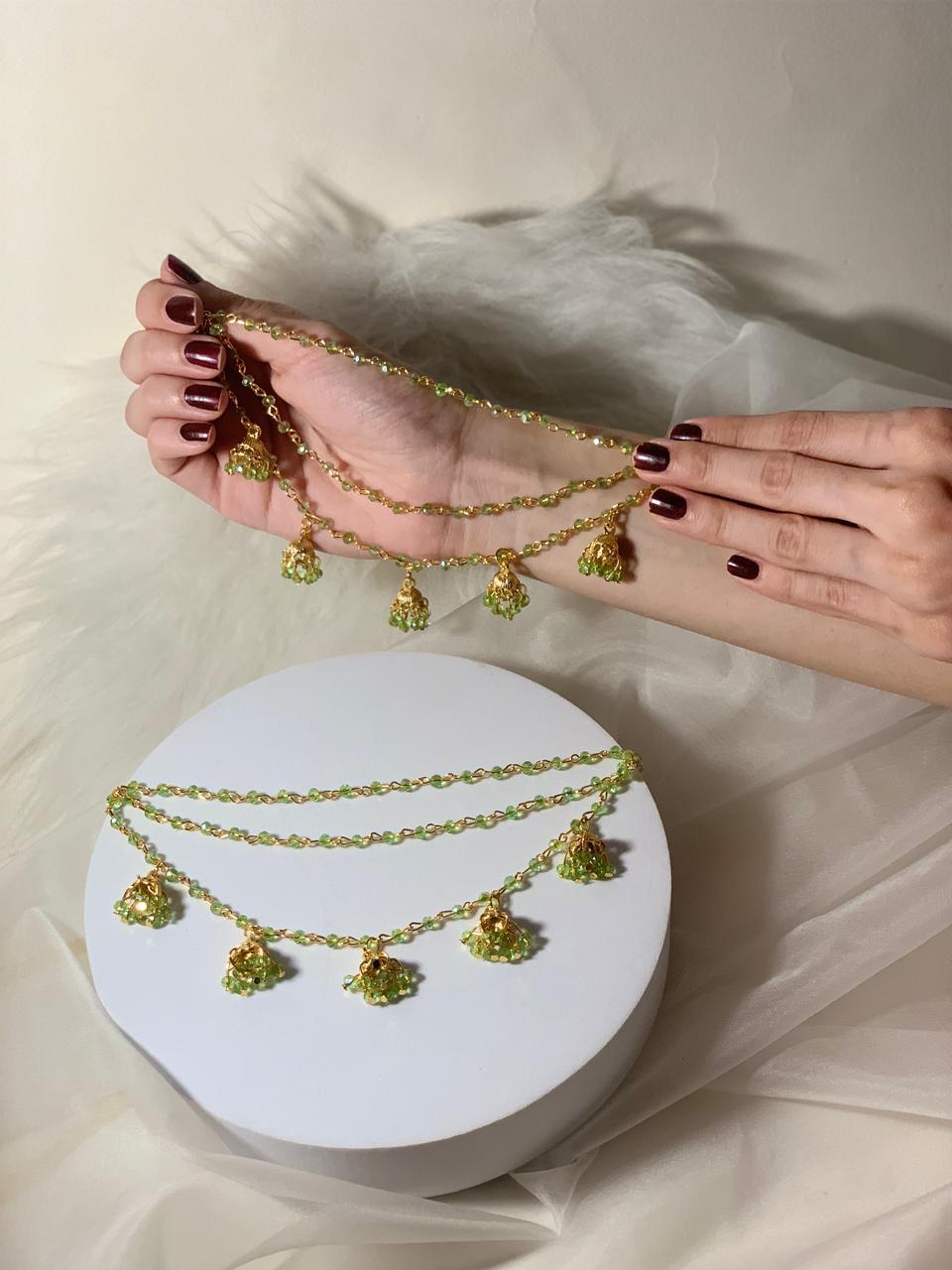 Jhumkay Waalay Saharay (Light green)