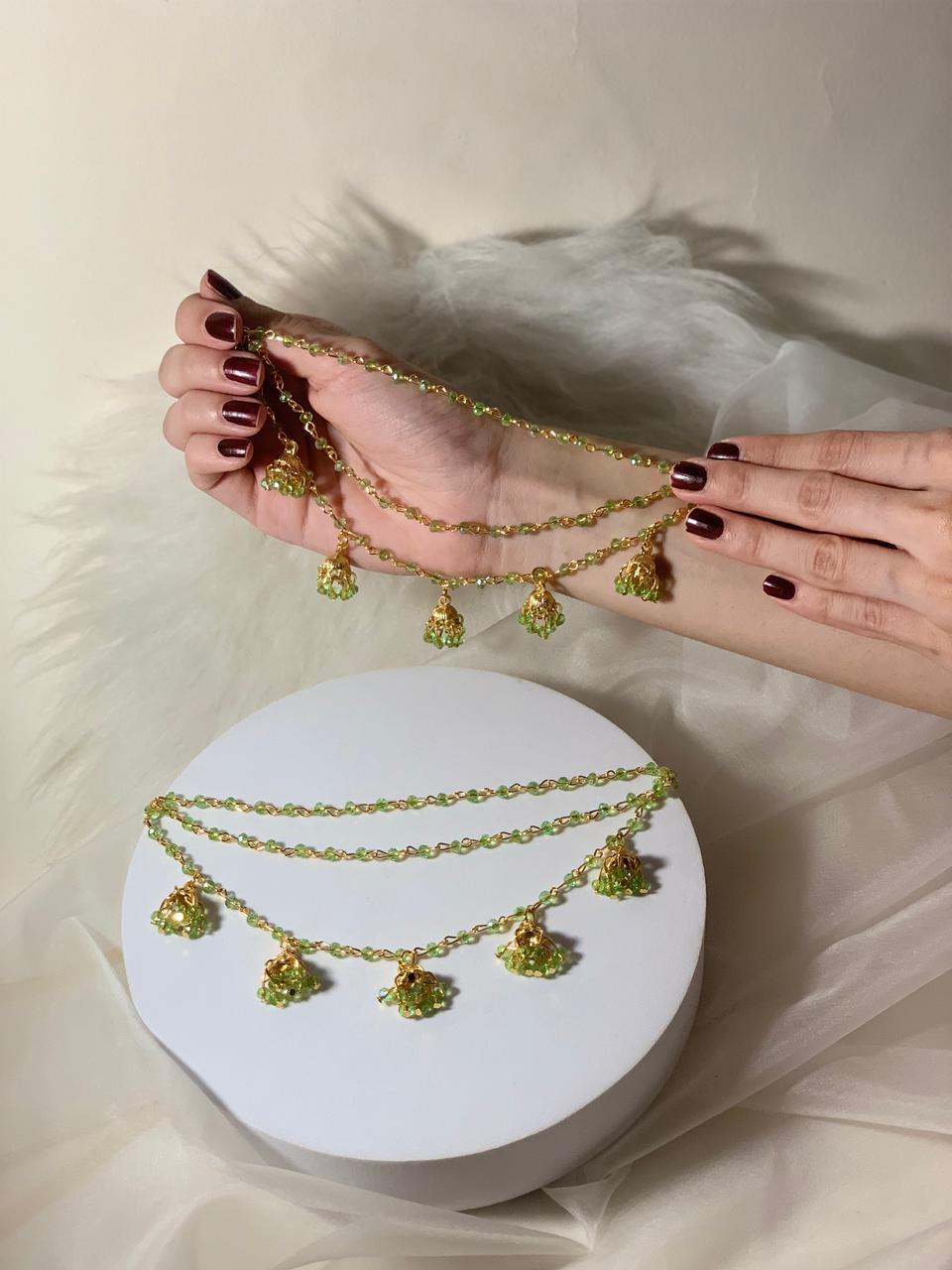 Jhumkay Waalay Saharay (Light green)