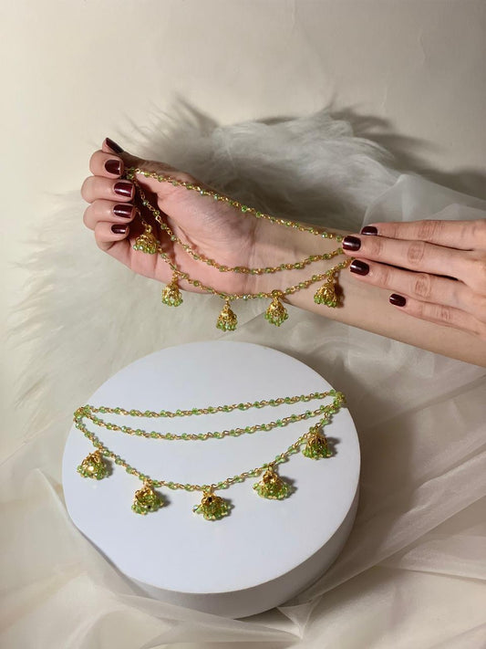 Jhumkay Waalay Saharay (Light green)