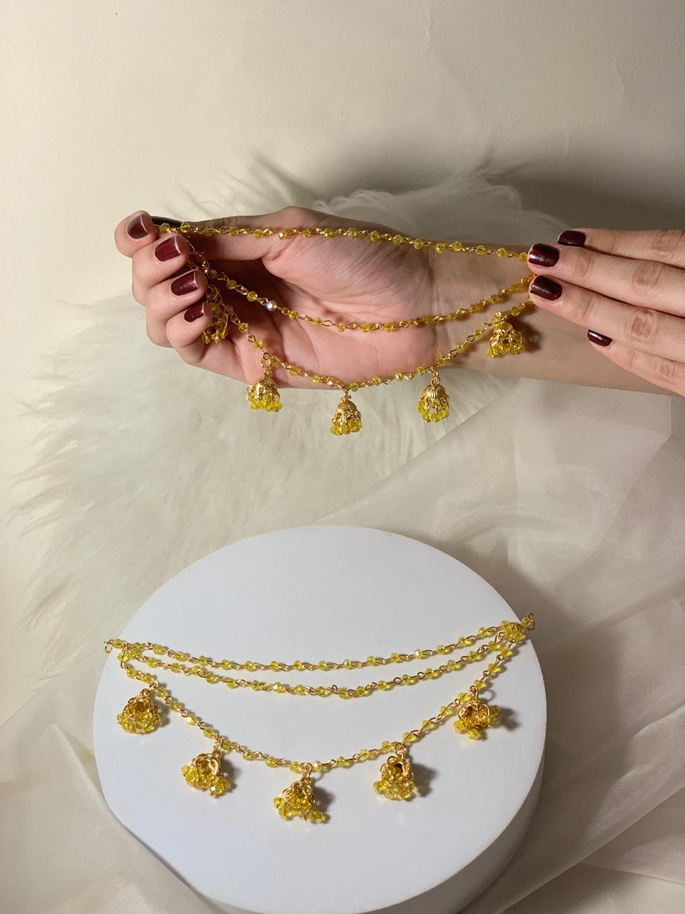 Jhumkay Waalay Saharay (Yellow)