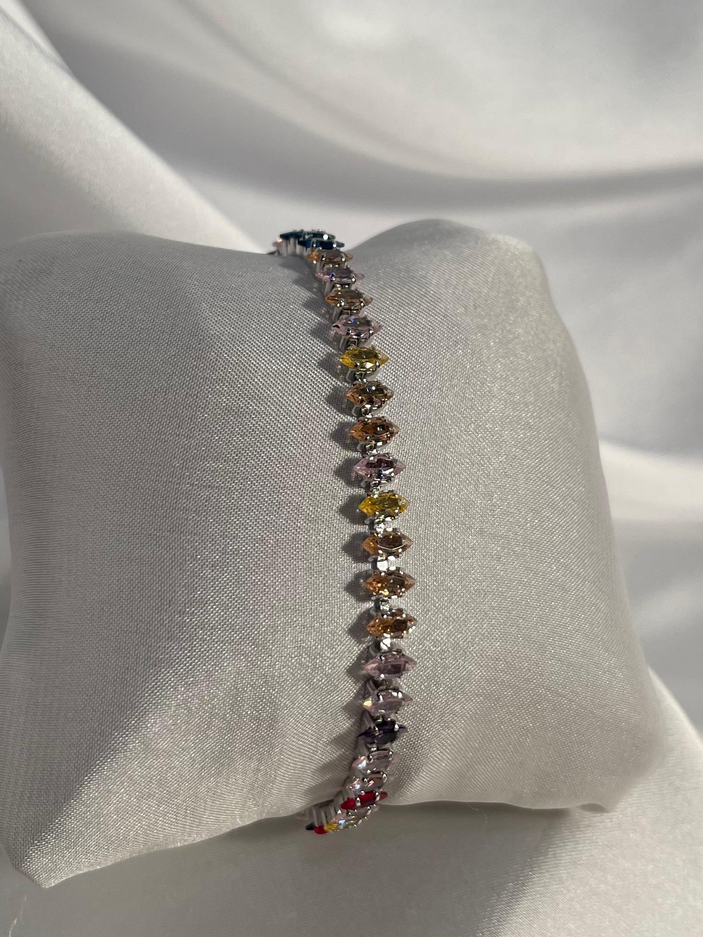 Multicoloured Gem Bracelet