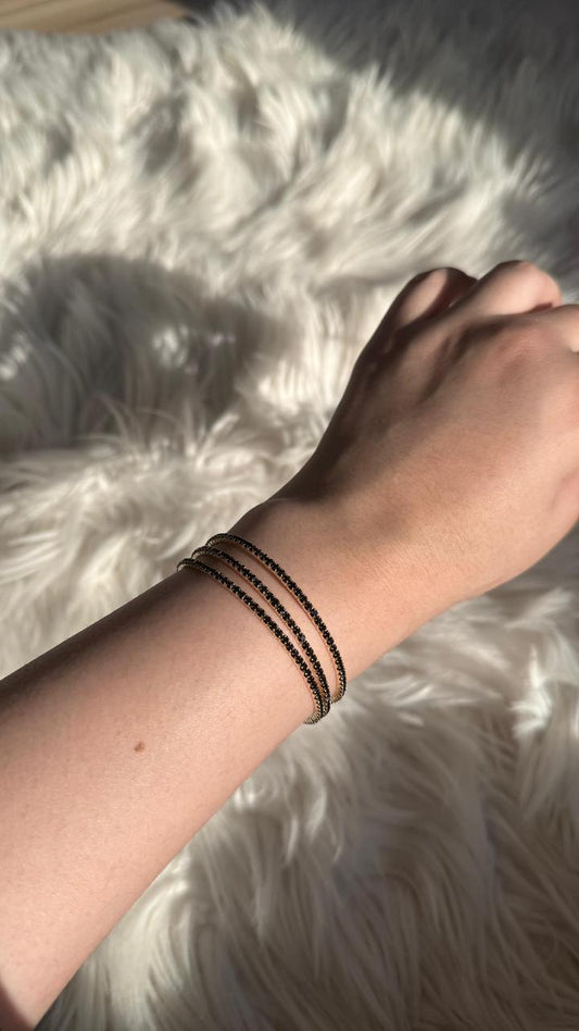 Three in one Bracelet - Black Gold