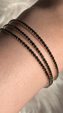 Three in one Bracelet - holographic silver