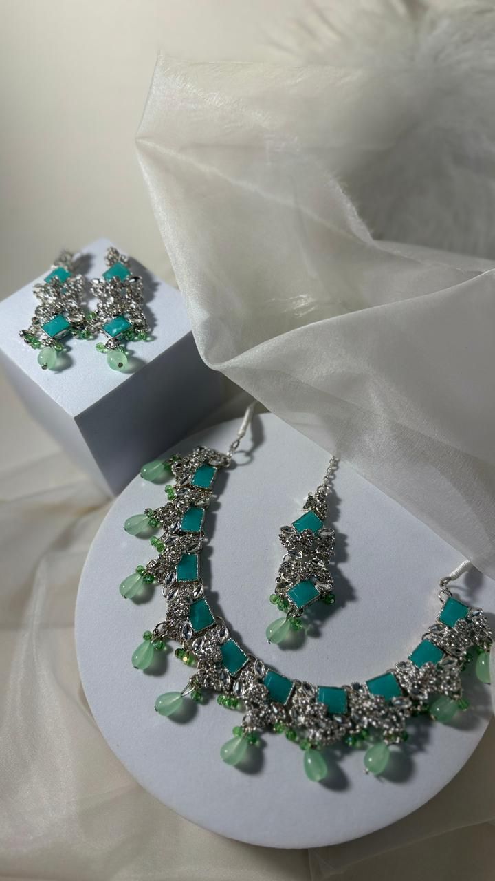 Dulhaniya set - Sea Green