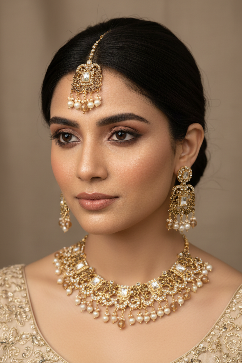 mahenur set - Gold