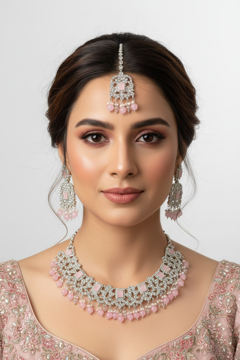 mahenur set - Pink