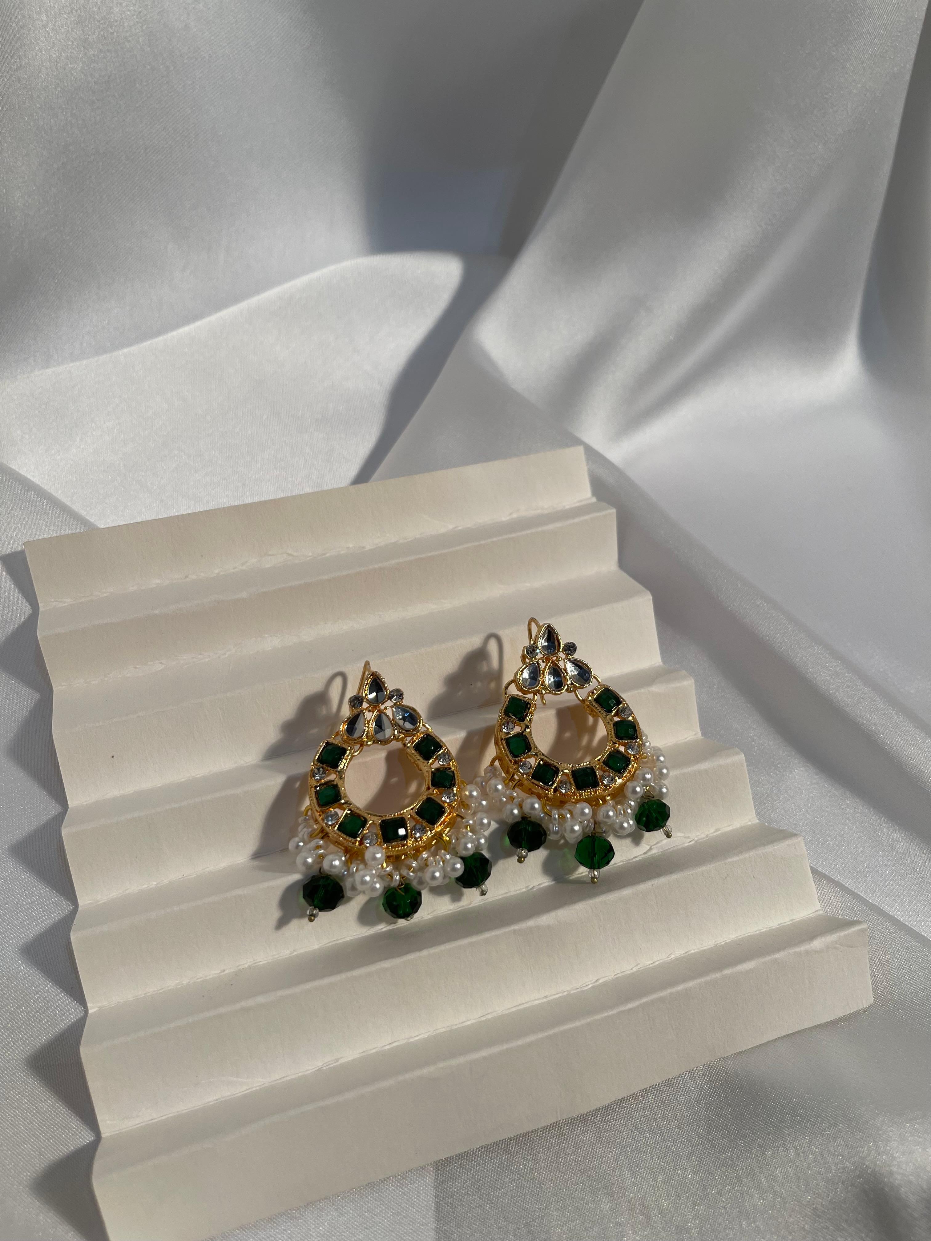 Zeba Kundan - Green