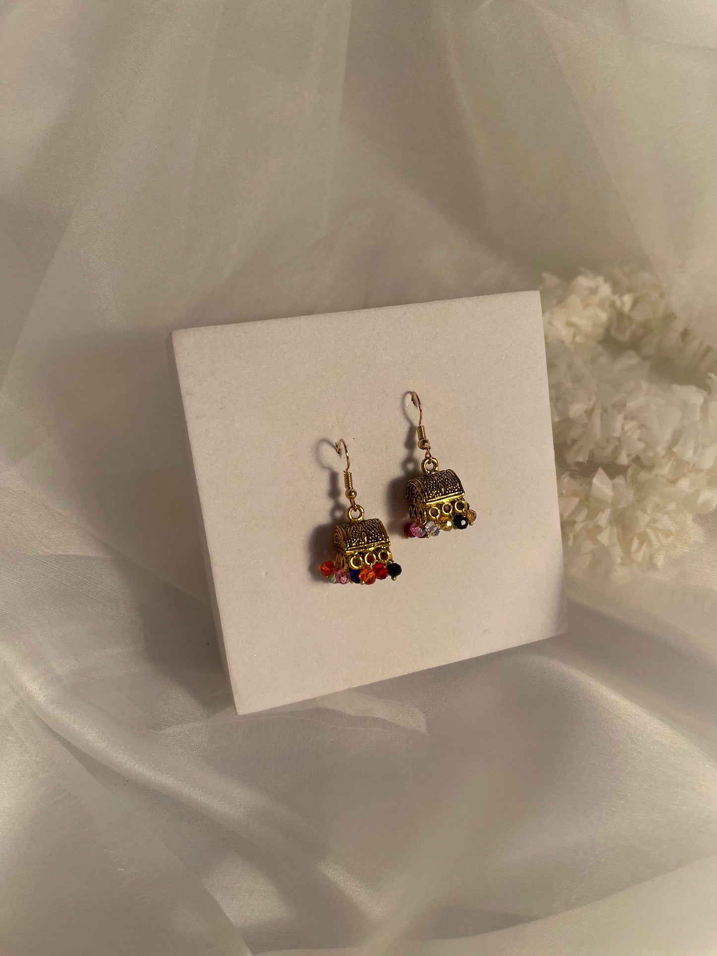 Gold Trunk jhumki-multi