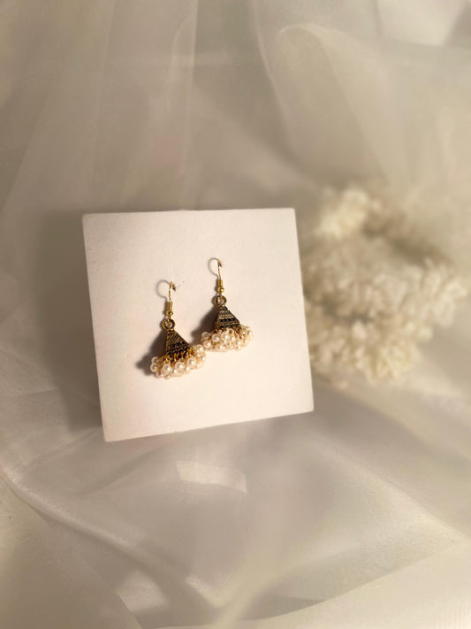 Triangular Gold Jhumki mini