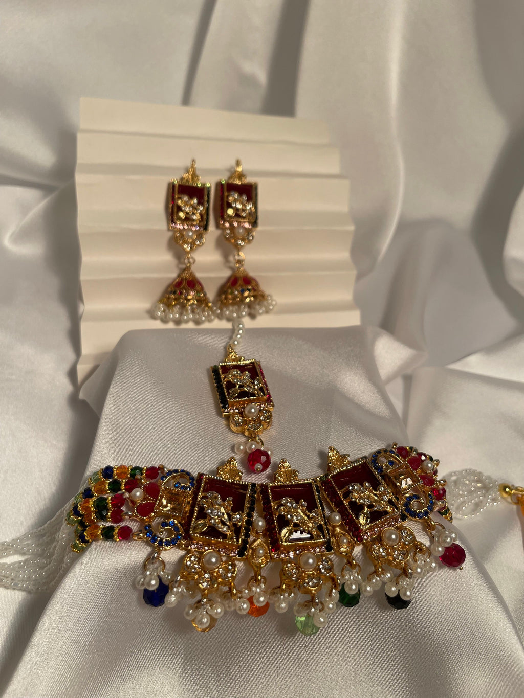 Teen Chakoor Choker Set (Multi)
