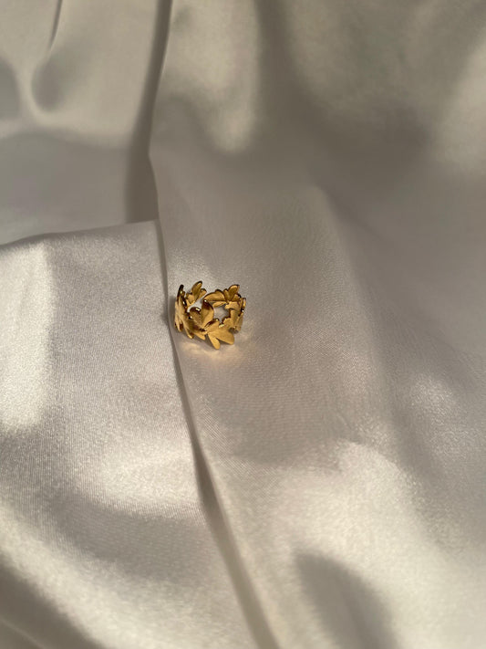 Gold Ring (floral)