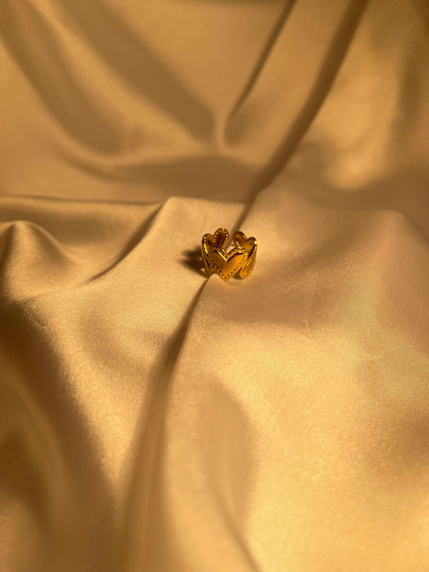Gold Ring (hearts)