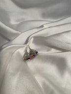 Jhumki-Silver with Multi beads