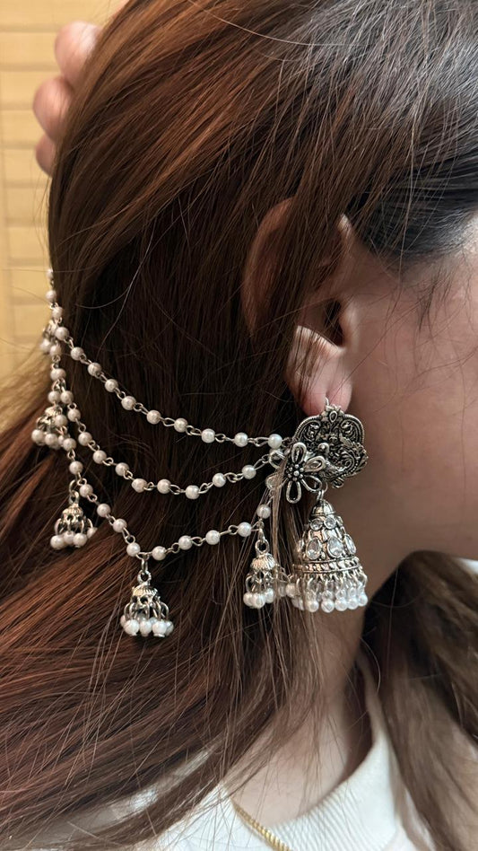 phool chiriya with safaid and silver saharay