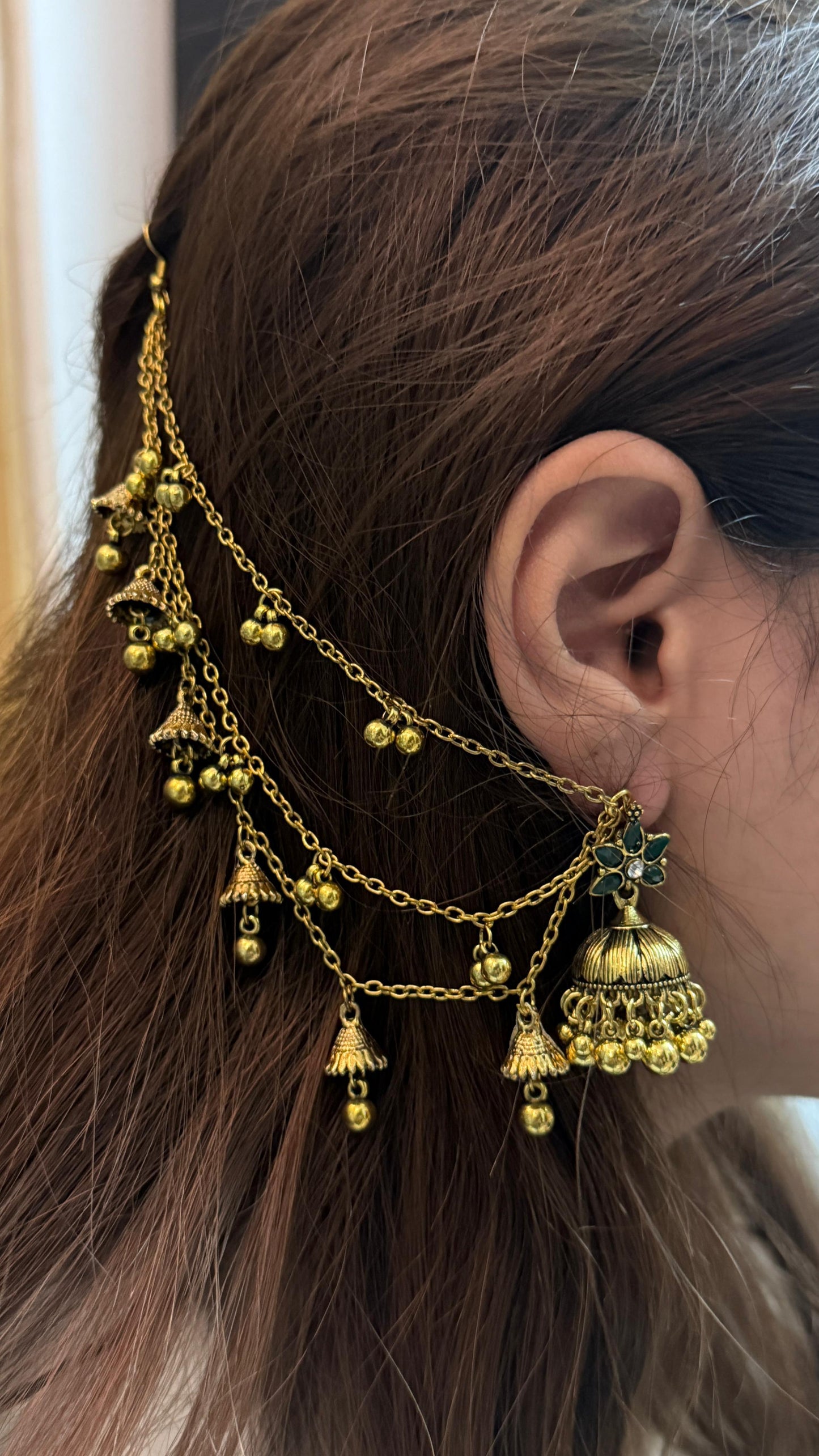 Phool jhumki with saharay