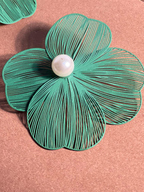 Floral Thread Green