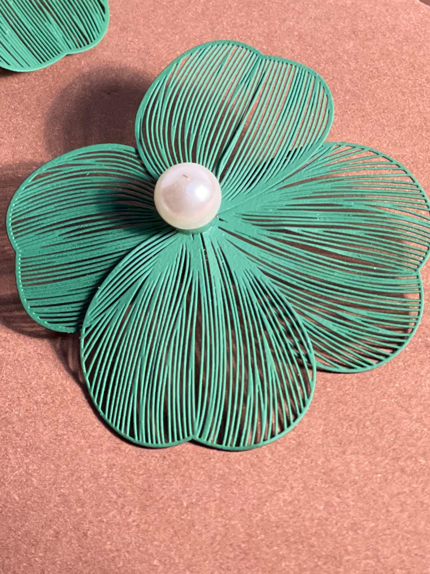 Floral Thread Green