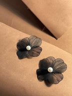 Floral Thread Black