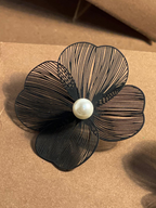 Floral Thread Black