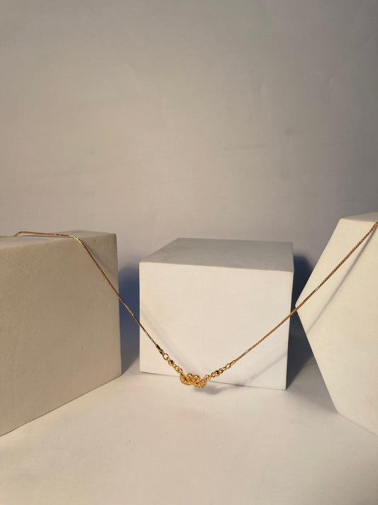 Gold Chain Locket (Swan)