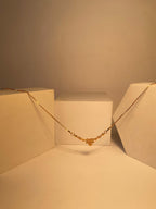 Gold Chain Locket (Tiny Bloom)