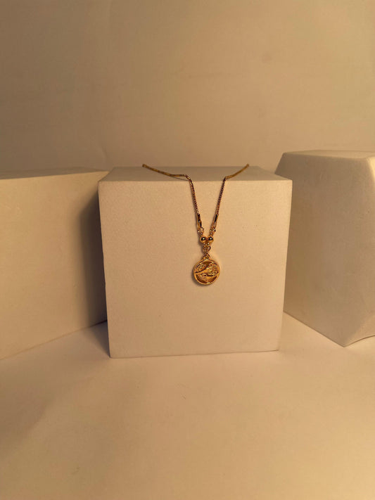 Gold Chain Locket (warmth)